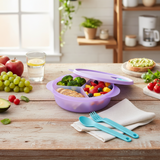 CrystalWave Divided Dish with Cutlery | 1pc | 825ml