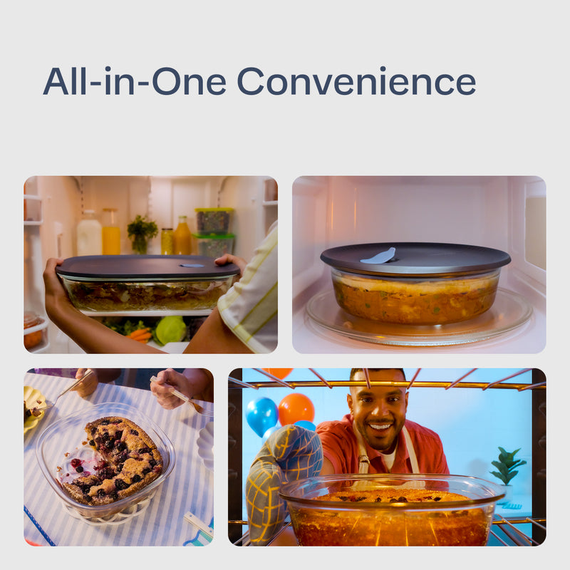 Tupperware® Voila™ Glass | Round Glassware | 1pc | 1.7L