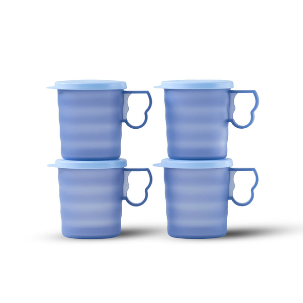 Blossom Mugs with Seal | 4pcs | 350ml