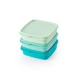 Divided Lunch Box Squares | 3pcs | 550ml