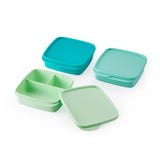 Divided Lunch Box Squares | 3pcs | 550ml