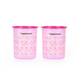 One Touch Canister with Print | 2pcs | 1.25L