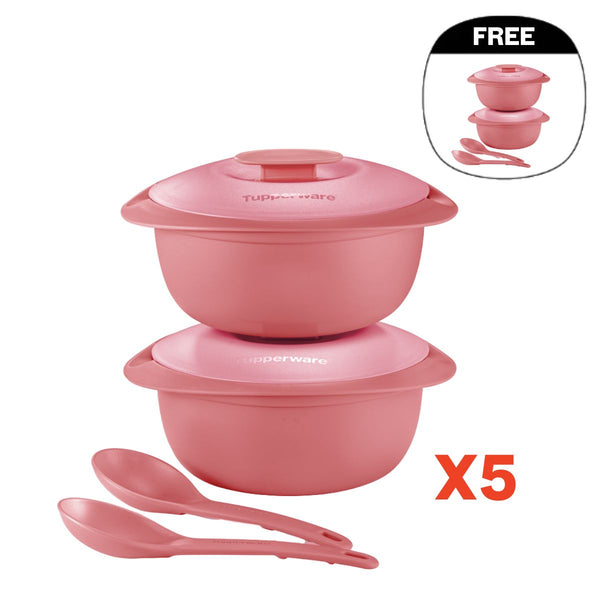 Blossom Round Server (10) 1.6L with Serving Spoon