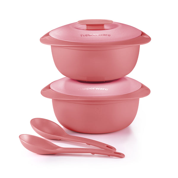 Blossom Round Server (2) 1.6L with Serving Spoon