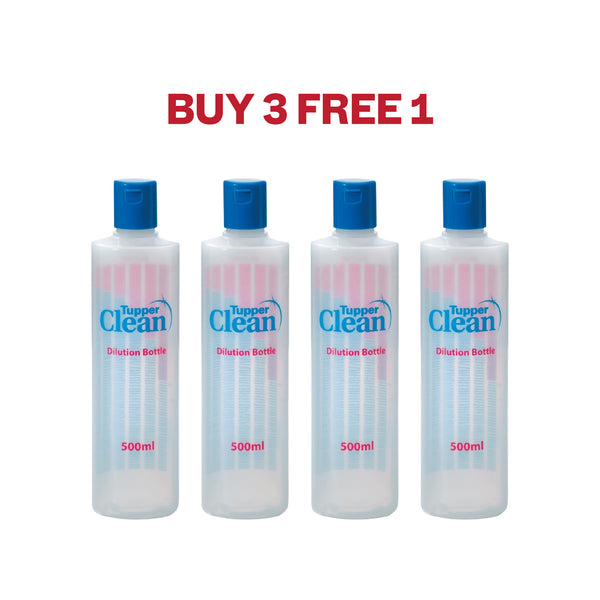 TupperClean Dilution Bottle | 4pcs | 500ml