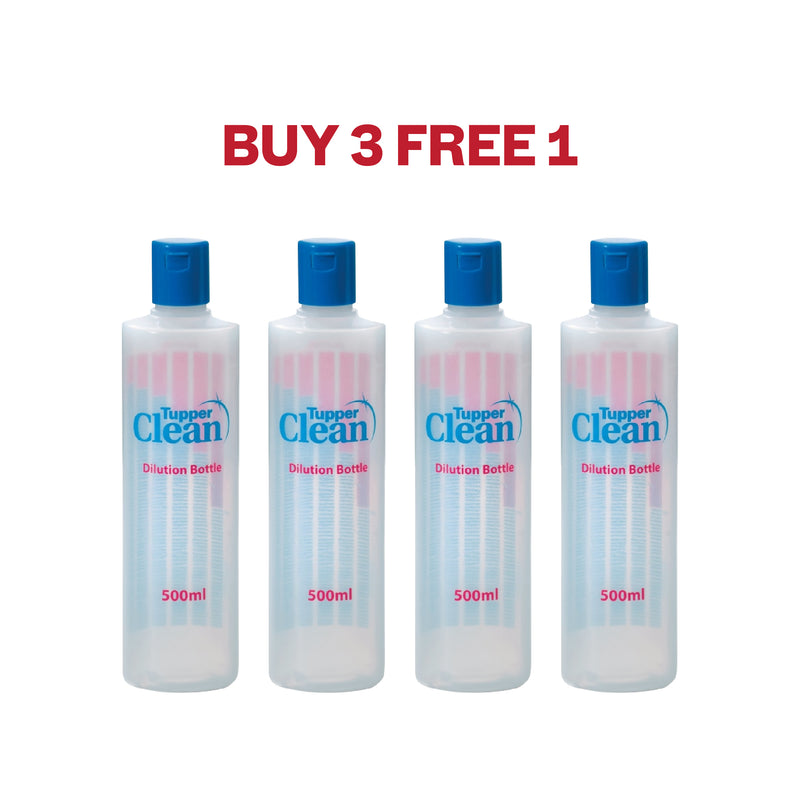 TupperClean Dilution Bottle | 4pcs | 500ml