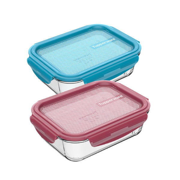 PremiaGlass Rectangular | 2pcs | 1.5L