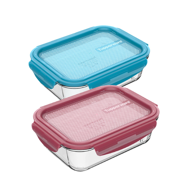 PremiaGlass Rectangular | 2pcs | 1.5L
