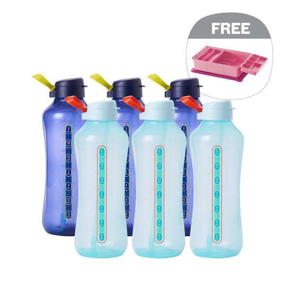 AquaVibe with Straw | 6pcs | 2L