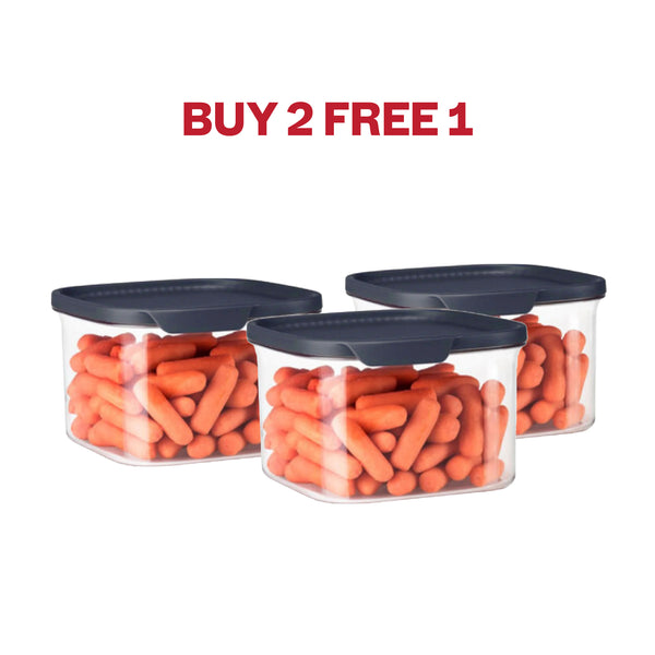 Ultra Clear Square | 3pcs | 1.7L