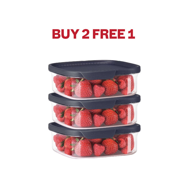 Ultra Clear Square | 3pcs | 825ml