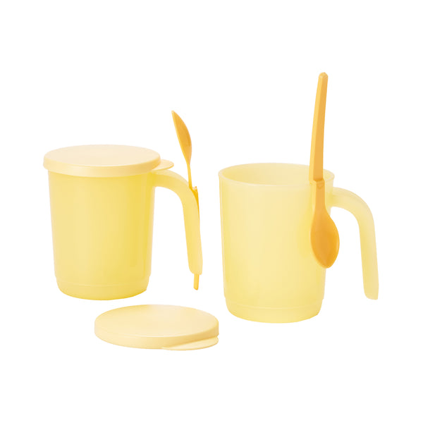 Illumina Mug with Cover & Spoon | 2sets | 350ml