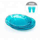 Prisms Dessert Plates | 4pcs