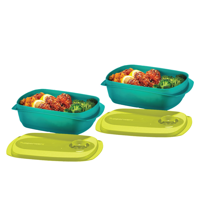 Reheatable Divided Lunch Box | 2pcs | 1L