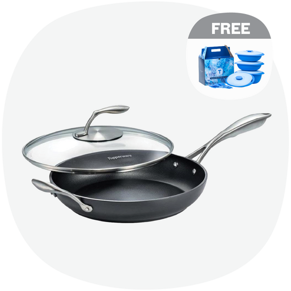 BS Fry Pan with Glass Lid 28cm Package