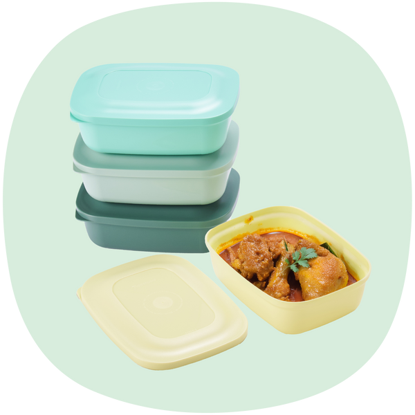 Small Rectangular Saver | 4pcs | 500ml
