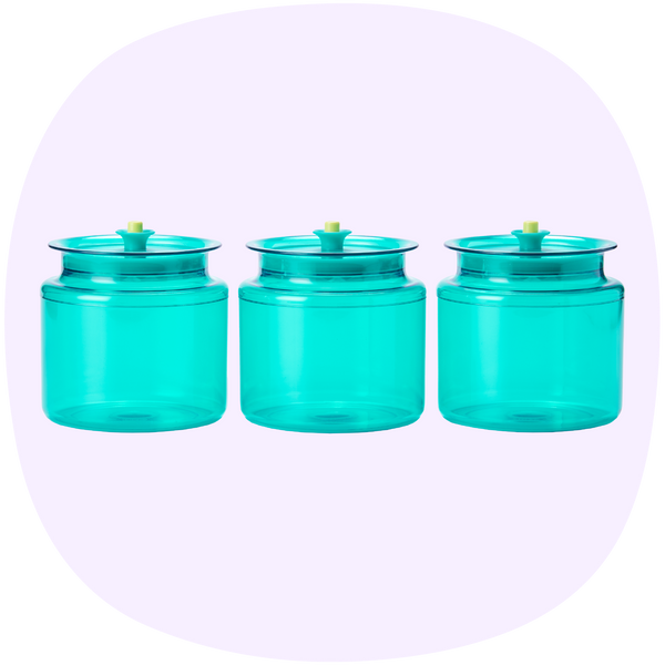 Clear Collection Jar | 3pcs | 900ml