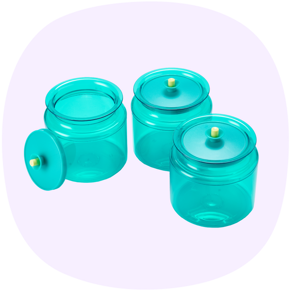 Clear Collection Jar | 3pcs | 900ml