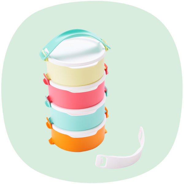 4pcs Click To Go Small with 2pcs Handles