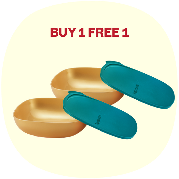Allegra Square Bowl | 2pcs | 2.5L
