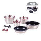 Smart Kitchen Stacking Cookware Set (11pcs)
