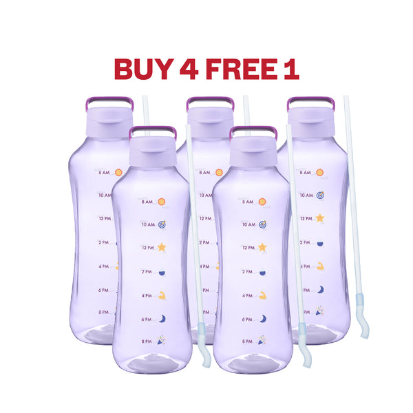 AquaVibe with handle & straw | 5pcs | 2L