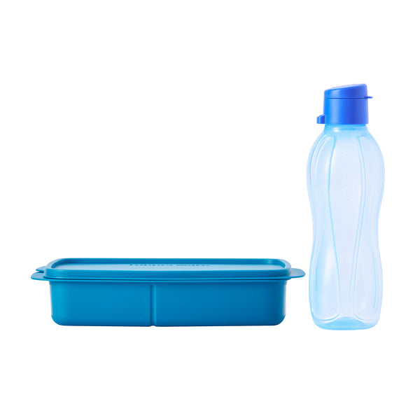 Lunch Set - Peacock Blue