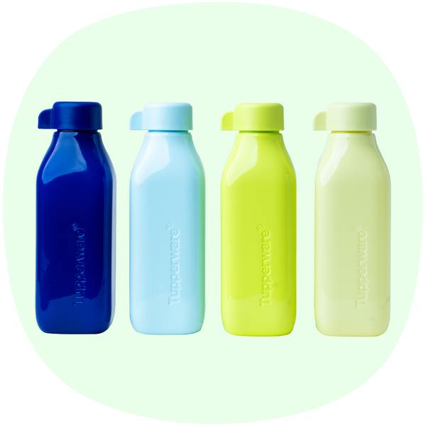 Square Eco Bottle | 4pcs | 500ml