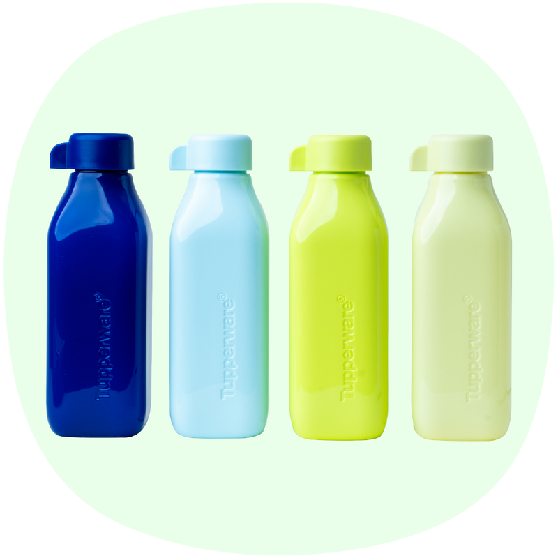 Square Eco Bottle | 4pcs | 500ml