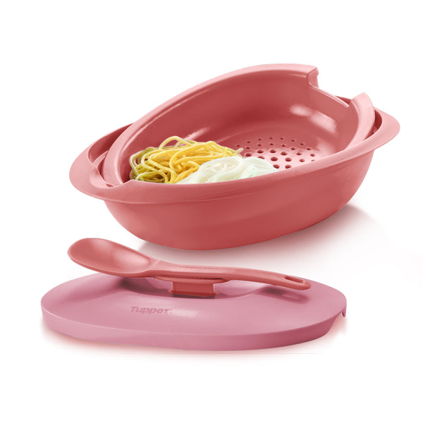 PWP: Blossom Oval Server with Colander (1) 1.8L  & Serving Spoon (1)