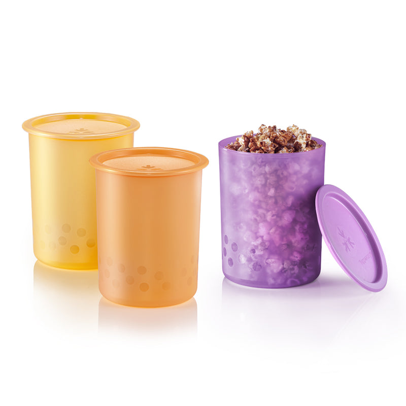 Polka Dot One Touch Canister (3) 1.25L