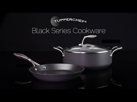 TUPPERCHEF™ Black Series Fry Pan with Glass Lid 28cm